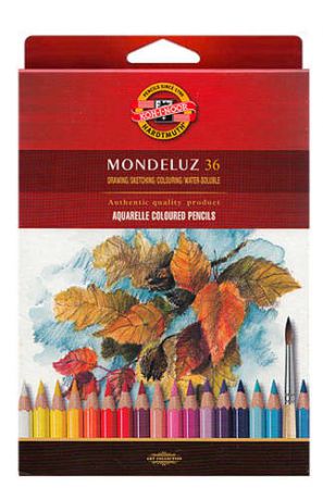 Набор цветных карандашей, Koh-I-Noor/Кохинор, Aquarell, 36 цветов, акварель, в блистере