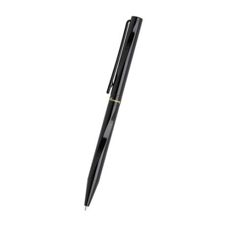 Ручка,шариковая, подарочная, Manzoni/Манзони, Alcamo, черная, граненый корпус ALC5010-B