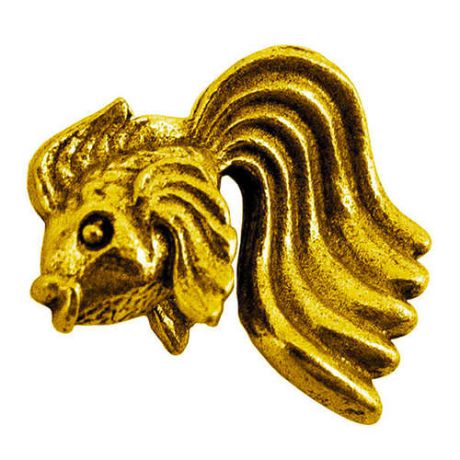 Сувенир МКТ Оберег для кошелька Золотая рыбка (золотая)