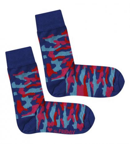 Носки дизайнерские St.Friday Socks размер 34-37,синий