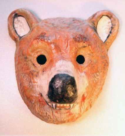 Карнавальная маска Медведь 23*21*12см