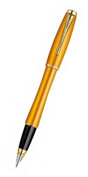 Ручка перьевая Parker/Паркер Urban Premium F205 (1892540) Mandarin Yellow F перо сталь нержавеющая подар.кор.