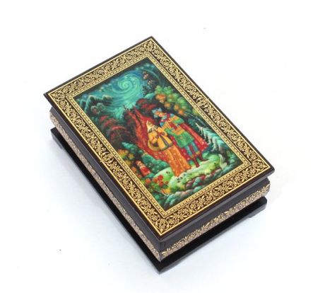 Сувенир, Деревянная шкатулка В сказочном лесу (6х9х3) Ш-1700