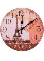 Часы настенные Париж Эйфелева башня (МДФ) 12-34135-Paris