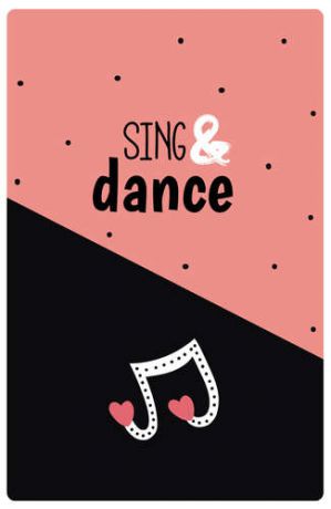 Блокнот Like. Sing & dance (А5), 64 стр.