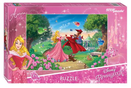 Пазл Step puzzle/Степ Пазл 560эл. 67*35см Disney/Дисней Принцесса Аврора 97056