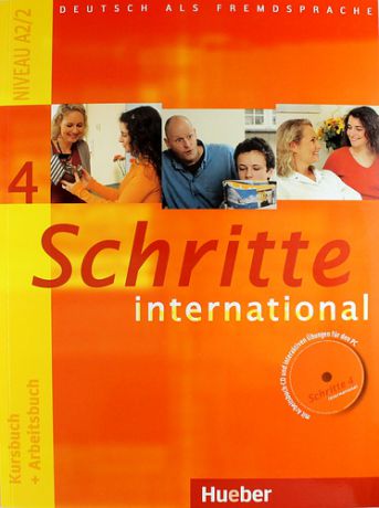 Hilpert S. Deutsch als Fremdsprache. Kursbuch + Arbeitsbuch. Schritte 4 international + CD