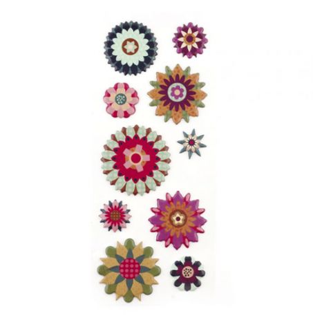 KeCOMPANY Стикеры: Объемные цветы KCO-30-668386