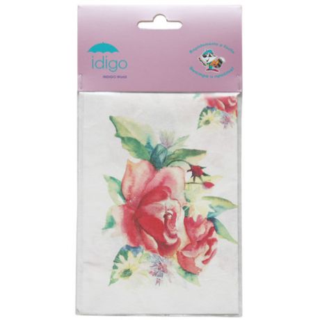IDIGO декупажная карта 32*45 акварельные цветы d130