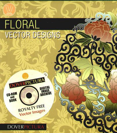 Weller A. Floral Vector Designs /+ CD
