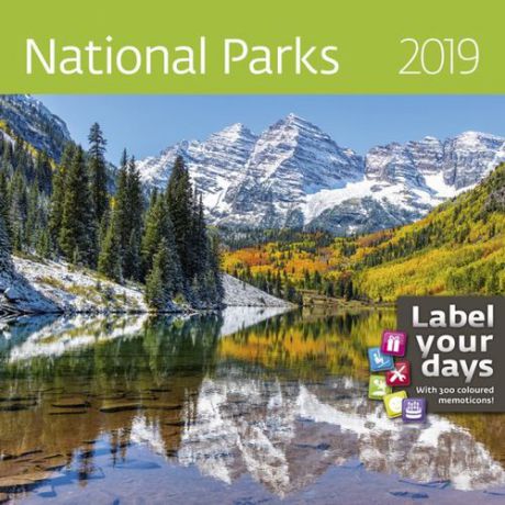 Календарь на 2019г. КО: National Parks (Национальные парки) 30*30см, на спирали