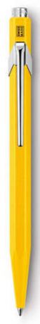 Ручка шариковая, Carandache, Office CLASSIC (849.010_MTLGB) корпус: желтый M синие чернила, подар.кор.