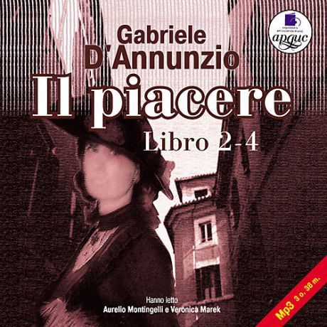 CD, Аудиокнига, Д`Аннунцио Г. Наслаждение. Книга 2-4" на итал. языке. Мр3/Ардис