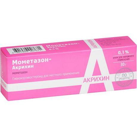 мометазон-акрихин крем 0,1% 30 г
