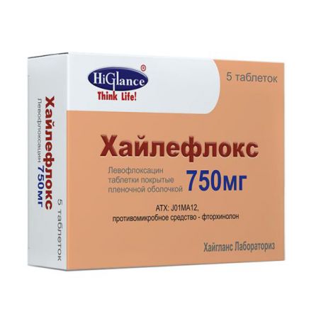 хайлефлокс 750 мг 5 табл