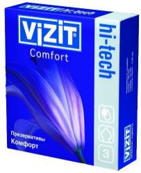 Визит презервативы hi-tech Comfort 3шт