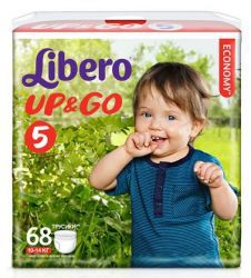 Либеро трусики Up&go 10-14кг maxi plus 68шт