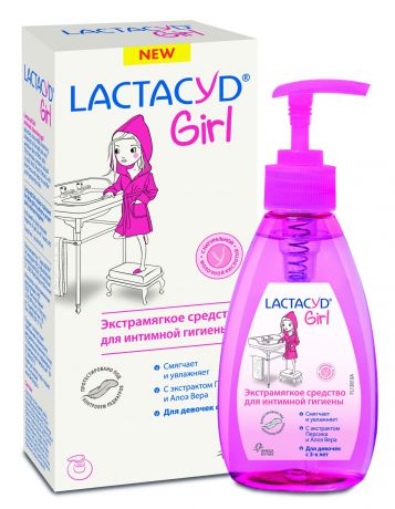 Гели и пенки LACTACYD Средство для интимной гигиены Lactacyd Girl для девочек