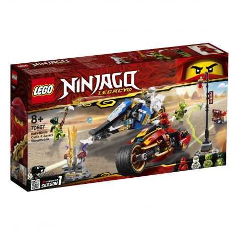LEGO LEGO Ninjago 70667 Мотоцикл-клинок Кая и снегоход Зейна