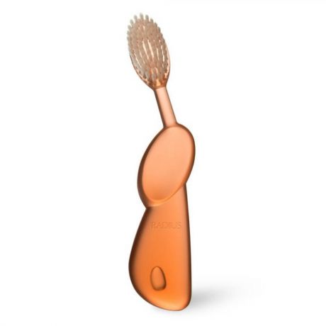 Щетка зубная классическая Radius Toothbrush Original (оранжевая) (мягкая) (для левшей)