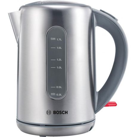 Чайник Bosch TWK7901 1.7л. 2200Вт серебристый (корпус: нержавеющая сталь/пластик)