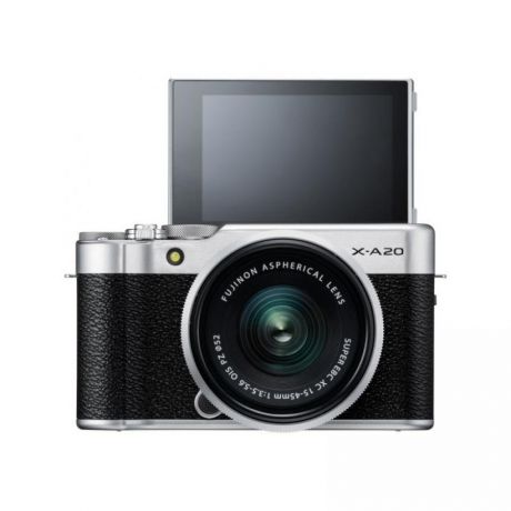 Цифровой фотоаппарат FujiFilm X-A20 kit XC15-45mm OIS PZ Silver