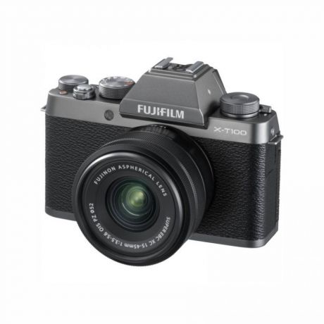 Цифровой фотоаппарат FujiFilm X-T100 kit XC15-45mm OIS PZ Black