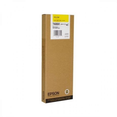 Картридж Epson T6064 (C13T606400) для Epson St Pro 4880, желтый