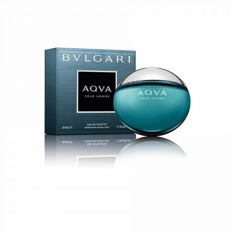 Туалетная вода Bvlgari Aqva Pour Homme, 50 мл, мужская