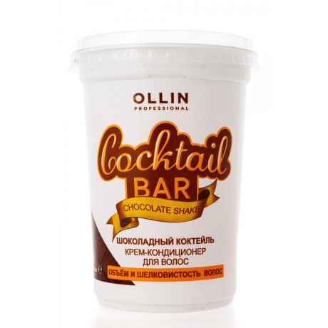 Крем-кондиционер для волос Ollin Professional Coctail BAR Шоколдадный коктейль, 500 мл, объем