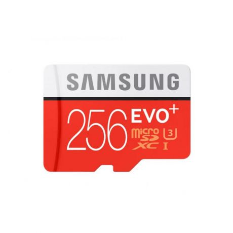 Карта памяти Samsung MicroSDXC EVO+ V2 256Gb+SD adapter(MB-MC256GARU)