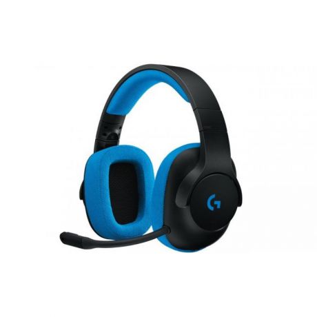 Наушники Logitech G233 (Black/Cyan)