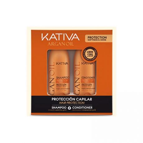 Набор для волос Kativa Argan Oil, 2*100 мл, увлажнение и восстановление