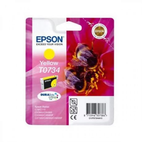 Картридж Epson T0734 (C13T10544A10) для Epson С79/СХ3900/4900/5900, желтый