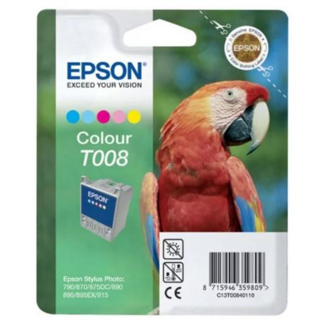 Картридж Epson T008 (C13T00840110) для Epson St Ph 870/790/890/895/915, цветной