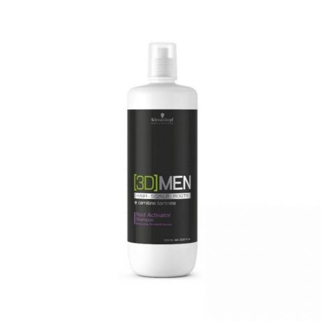 Шампунь для волос Schwarzkopf Professional 3D Men Root Activator Shampoo, 1 л, активатор роста