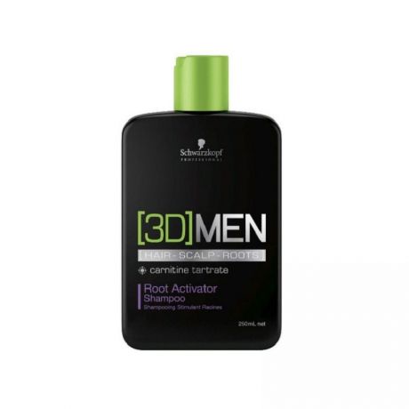 Шампунь для волос Schwarzkopf Professional 3D Men Root Activator Shampoo, 250 мл, активатор роста