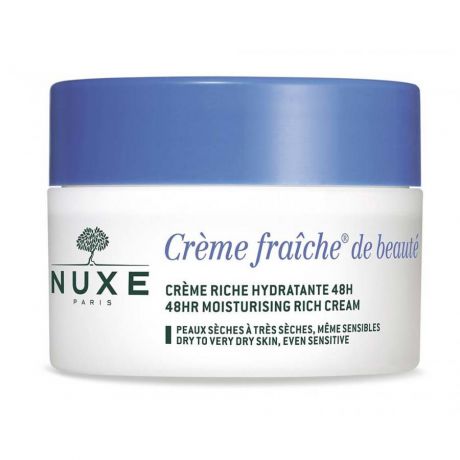 Крем для лица Nuxe Creme Fraiche de Beaute, 50 мл, насыщенный увлажняющий 48 ч