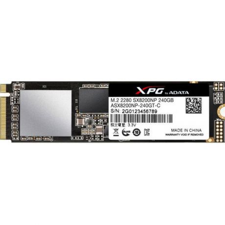 Накопитель SSD A-Data SX8200 480Gb (ASX8200NP-480GT-C)