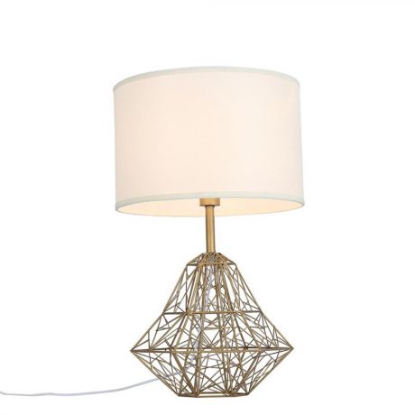 Лампа настольная декоративная ST-Luce SL264.204.01 светлое золото/белый