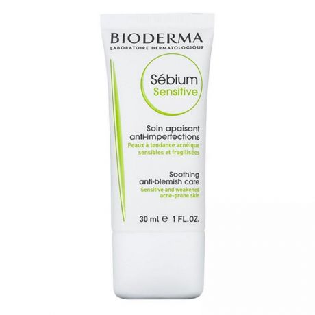 Крем для лица Bioderma Sebium Sensitive Krem, 30 мл, для жирной и комбинированной кожи