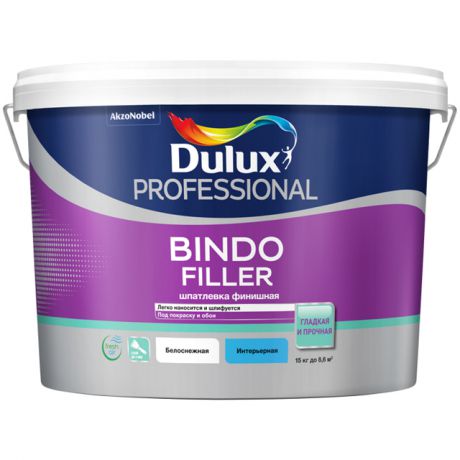 шпатлевка готовая DULUX Bindo Filler финишная 15кг