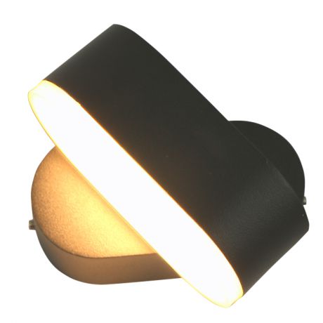 светильник настенный светодиодный ЭРА WL9 6Вт 420Лм IP54 черный