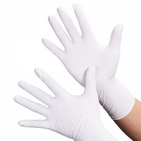 Набор хозяйственных перчаток ROZENBAL, L, белый