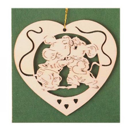 Сувенир Giftman, Мышки в сердце, 9*8 см