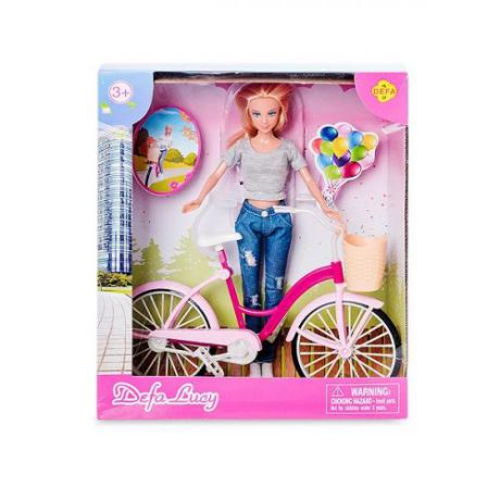 Кукла MAYER & BOCH, На велосипеде, 30 см