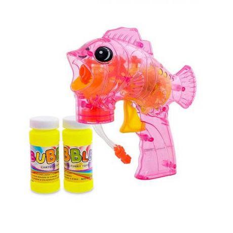 Мыльные пузыри MAYER & BOCH, Bubble gun, Рыбка, розовый