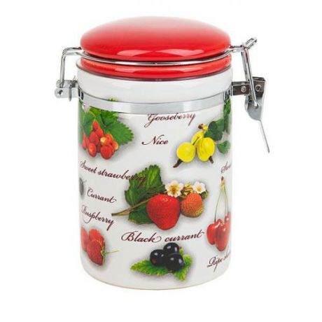 Банка для сыпучих продуктов Polystar Collection, Садовая ягода, 0,35 л