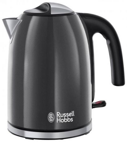 Чайник электрический Russell Hobbs, Colours Plus, Grey, 1,7 л, 2400W
