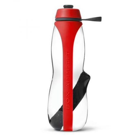 Бутылка для питья black+blum, EAU GOOD Duo, 800 мл, с фильтром, красный